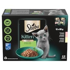 Sheba Kitten smíšený výběr ve šťávě 12 x 85g (1,02kg)
