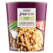 Free From Carbonara bezlepkové instantní nudle s omáčkou se sušenou slaninou 60g