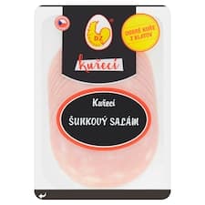 DZ Klatovy Kuřecí šunkový salám krájený 0,100kg
