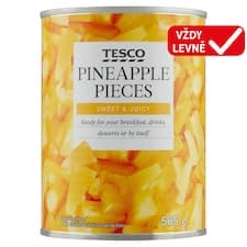 Ananas kousky ve sladkém nálevu 565g