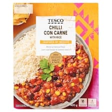 Rajčatová omáčka s mletým hovězím masem chilli con carne s vařenou rýží 400g