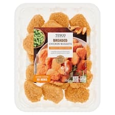 Předsmažené obalované kuřecí nugety ze spojovaných kusů masa 350g
