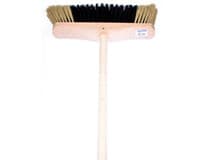 Koště s násadou 120 cm dřevo 1 ks