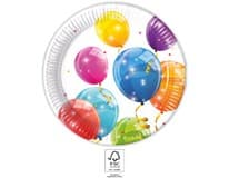 Talíř Party ECO pr. 23cm papírový 8 ks