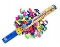 PARTY DECO Serpentýny+konfetová tuba mix 60 cm 1 ks