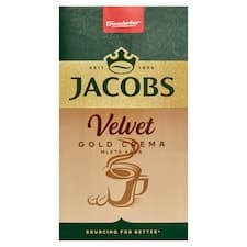 Jacobs Velvet Gold Crema mletá káva 250g