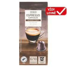 Espresso pražená mletá káva v kapslích 10 ks 54g