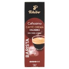 Tchibo Cafissimo Caffé crema Colombia Barista pražená mletá káva kapsle 10 x 7,8g (78g)