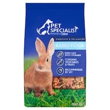 Pet Specialist Kompletní krmivo pro zakrslé králíky 800g