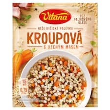 Vitana Naše Byšická polévka Kroupová s uzeným masem 55g