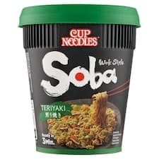 Cup Noodles Instantní pšeničné nudle s ochucující omáčkou teriyaki 90g