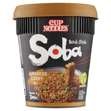 Cup Noodles Instantní pšeničné nudle s ochucující omáčkou na způsob japonského kari 90g
