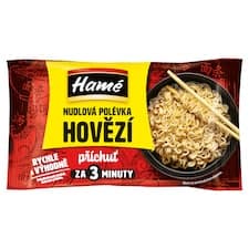 Hamé Instantní nudlová polévka hovězí příchuť 60g