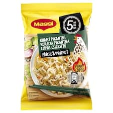 MAGGI Instantní nudle s kuřecí příchutí, pikantní, sáček 59,2g