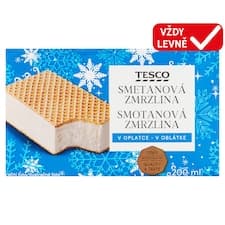 Smetanová zmrzlina v oplatce 200ml