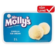 Ms Molly's Mražený krém vanilkový s rostlinným tukem 2l