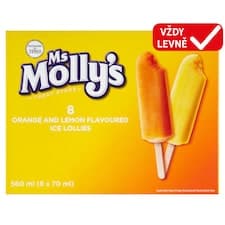 Ms Molly's Mražený krém s citronovou a pomerančovou příchutí 2 x 4 x 70ml (560ml)