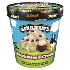 Ben & Jerry's Brookieees & Cream 465ml