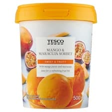 Mražený krém sorbet mangovo-marakujový 500ml