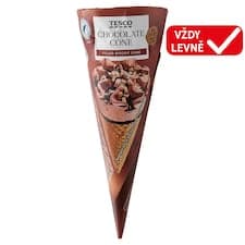 Mražený krém čokoládový v oplatkovém kornoutu 120ml