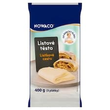 Nowaco Listové těsto 3 ks 400g