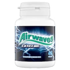 Wrigley's Airwaves Extreme žvýkačka bez cukru se silnou příchutí mentolu a eukalyptu 46 ks 64g