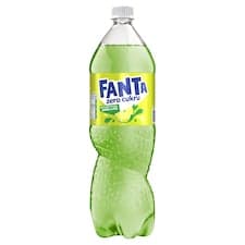 Fanta Zero cukru s příchutí jablka a liči 1,5l