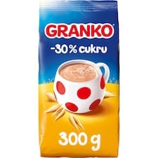 GRANKO -30% cukru Instantní kakaový nápoj s cereáliemi 300g