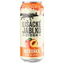 Lišácké jablko cider meruňka 0,5l