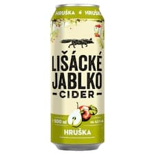 Lišácké jablko cider hruška 0,5l