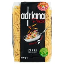 Adriana Pasta Nejen na pánev penne těstoviny semolinové sušené 500g