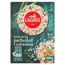 Lagris Rýže parboiled s indiánskou ve varných sáčcích 400g