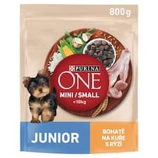 Purina ONE Mini Junior granule pro štěňata kuře 800g