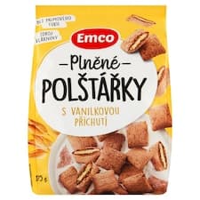 Emco Plněné polštářky s vanilkovou příchutí 175g