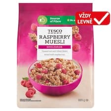 Zapékané müsli s mrazem sušenými malinami 350g