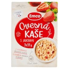 Emco Ovesná kaše s jahodami 5 x 55g (275g)