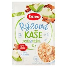 Emco Rýžová kaše jablko & skořice 45g