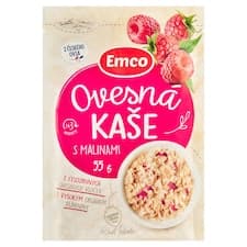 Emco Ovesná kaše s malinami 55g