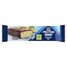 Proteinová tyčinka s pistáciemi máčená v tmavé kakaové polevě 60g