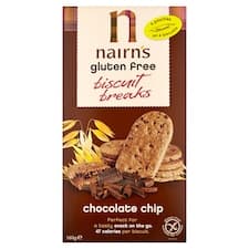 Nairn's Ovesné sušenky s čokoládou bez lepku 160g