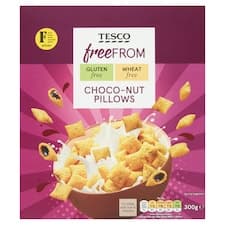 Free From Cereální polštářky s náplní s lískooříškovo-čokoládovou příchutí 300g