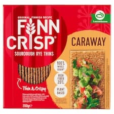 Finn Crisp Křupavé žitné plátky s kmínem 200g
