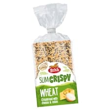 Brick Slim & Crispy pšeničný knäckebrot se sýrem a cibulí 130g