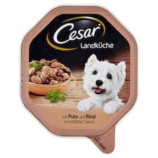 Cesar Kompletní mokré krmivo pro dospělé psy s krůtím, hovězím a bylinkami 150g