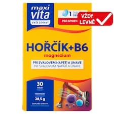 Maxi Vita Vaše Zdraví Hořčík + B6 30 tablet 28,5g