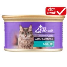 Pet Specialist Pěna pro kočky s tuňákem 85g