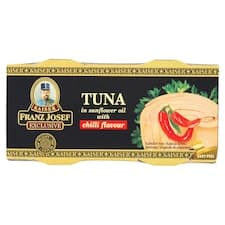 Franz Josef Kaiser Exclusive Tuňák ve slunečnicovém oleji s příchutí chilli 2 x 80g (160g)