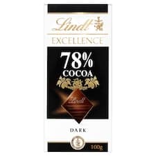 Lindt Excellence Extra hořká čokoláda 78% 100g