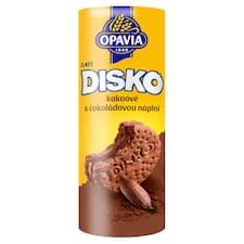 Opavia sušenky Disko kakaové čokoládová náplň 169g