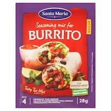 Santa Maria Burrito kořenící přípravek sypký 28g
